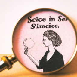 Woman In Science By J. A. Zahm