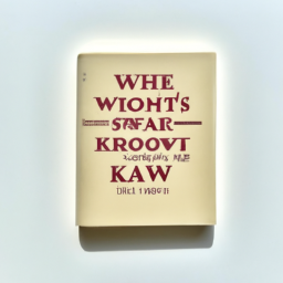 What Every Woman Knows By J. M. Barrie