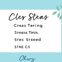 5 Quick Ways To Clear Your Mind Of Stress
