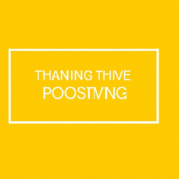 The Art Of Positive Thinking