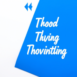 Thinking Positively To Improve Your Success