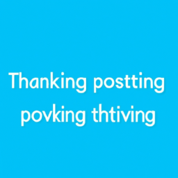 Using Power Of Positive Thinking