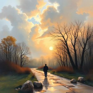 French My Daily Walk with God 8.5x11