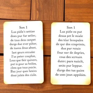 French 365 Bible Verses Printable Cards A4Size